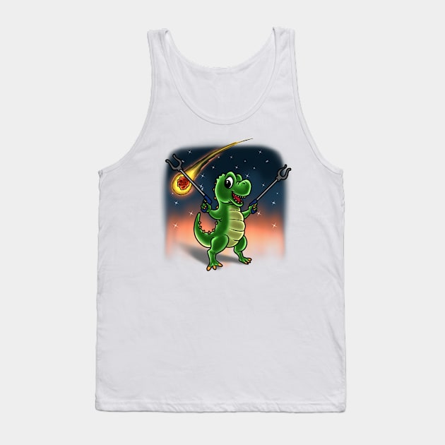 Short Arms, Big Laughs: Hilarious Adventures of the Comical Dinosaur Tank Top by Holymayo Tee